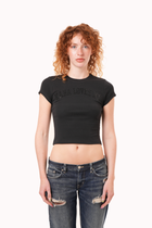 BUBBLES Baby Tee black view 1